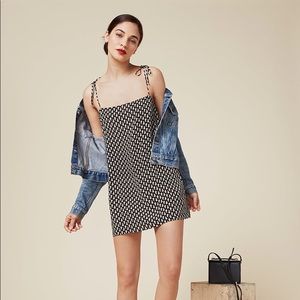 Black and White Reformation Feliz Dress